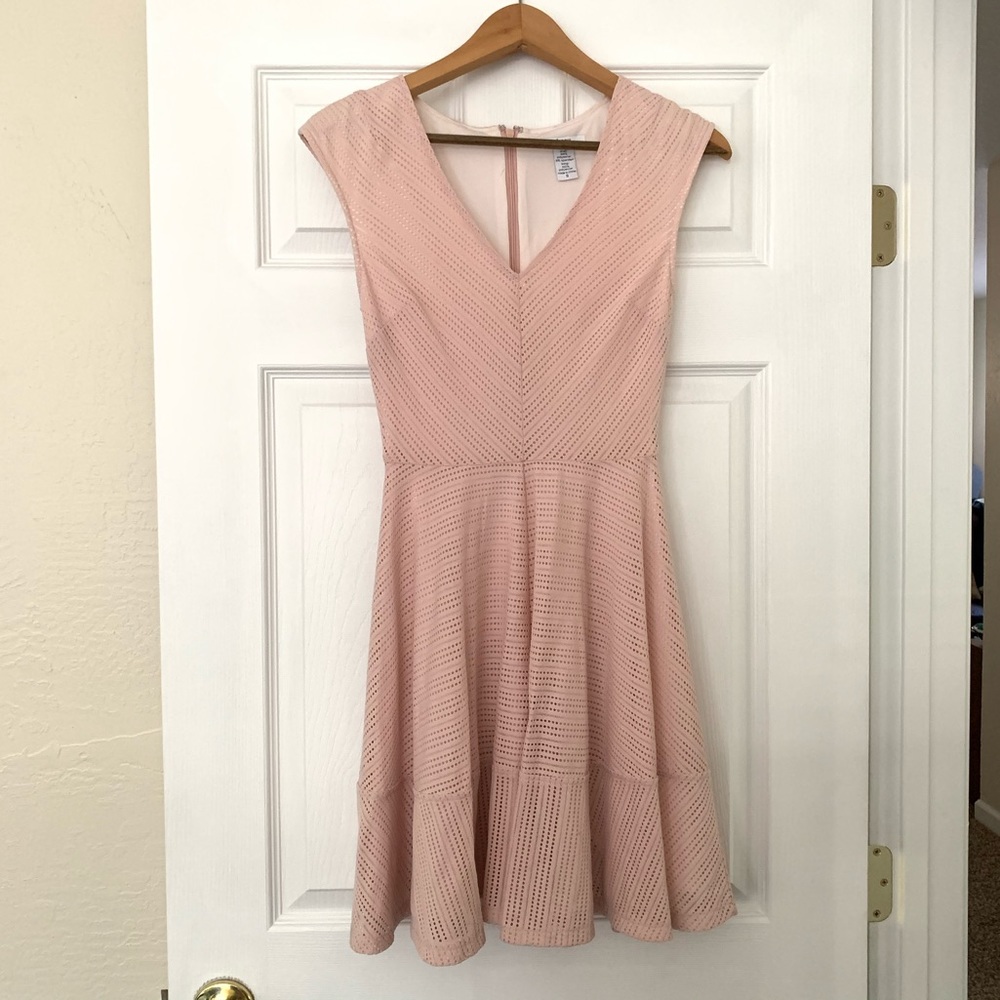 Macy’s bar III light pink cocktail dress